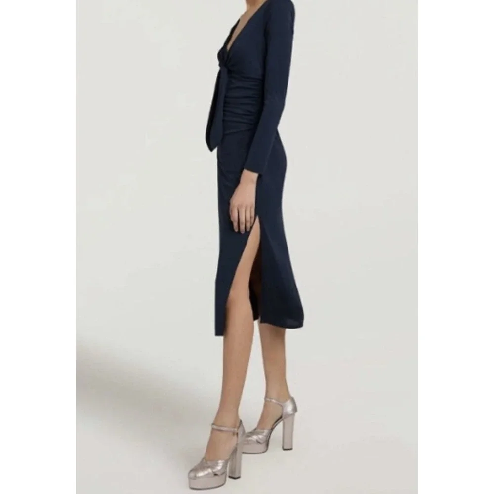 Cinq à Sept Brenna Jersey Tie Midi-Dress Size 2‎ NWOT